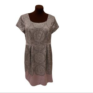 The Limited lilac color with circle print dress